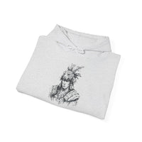Jaguar Warrior Ink Portrait Unisex Hoodie