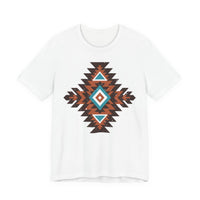 Boho Aztec Geometric Totem Pattern Illustration Unisex T-Shirt