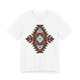 Boho Aztec Geometric Totem Pattern Illustration Unisex T-Shirt