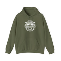 Andean Dual God Symmetry Tribal Glyph Style Unisex Hoodie