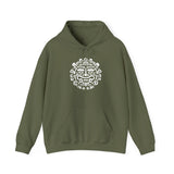 Andean Dual God Symmetry Tribal Glyph Style Unisex Hoodie