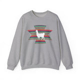 Andean Llama Fiesta Illustration Unisex Sweatshirt