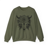 Tribal Thunderbird Sacred Symbol Illustration Unisex Sweatshirt