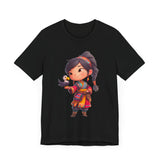 Chibi Inca Girl with Baby Condor Unisex T-Shirt