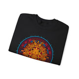 Neon Aztec Calendar Unisex Sweatshirt