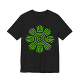 Aztec Plant Spiral Symbol Unisex T-Shirt