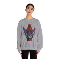 Indigenous Ceramic Vase Art Unisex Sweatshirt