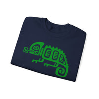 Mesoamerican Chameleon Symbol Unisex Sweatshirt