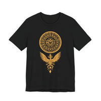 Shadow Phoenix Tribal Emblem Illustration Unisex T-Shirt