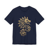 Quetzalcoatl Spiral Serpent Tribal Glyph Unisex T-Shirt