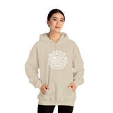 Andean Dual God Symmetry Tribal Glyph Style Unisex Hoodie