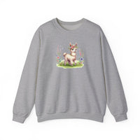 Baby Llama Inca Blossom Crown Unisex Sweatshirt