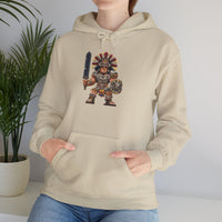 Aztec Blade Hero Pixel Art Unisex Hoodie