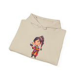Chibi Inca Girl with Baby Condor Unisex Hoodie