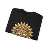 Pixel Art Inca Sun God 8-Bit Retro Style Unisex Sweatshirt