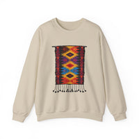 Indigenous Andean Geometric Textile Pattern Unisex Sweatshirt