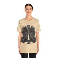 Andean Duality God Symbol Tribal Design Unisex T-Shirt