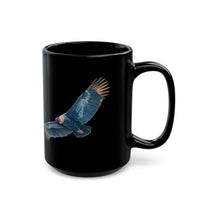 Inca Andean Condor in Flight Black Mug