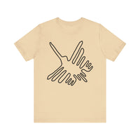 Nazca Lines Style Bird Unisex T-Shirt