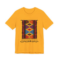Indigenous Andean Geometric Textile Pattern Unisex T-Shirt