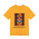 Indigenous Andean Geometric Textile Pattern Unisex T-Shirt