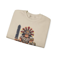 Aztec Blade Hero Pixel Art Unisex Sweatshirt