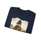 Vintage Tikal Jungle Temple Sepia Print Unisex Sweatshirt