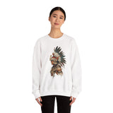 Watercolor Tribal Aztec Warrior Unisex Sweatshirt