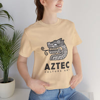 Modern Quetzalcóatl Serpent Head Logo Design Unisex T-Shirt