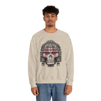 Ancient Pixel Skull Totem Unisex Sweatshirt