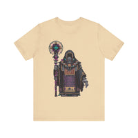 Cyber Temple Techno Priest Pixel Art Unisex T-Shirt