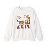Aztec Jaguar Warrior Glyph Symbol Unisex Sweatshirt