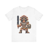 Aztec Blade Hero Pixel Art Unisex T-Shirt