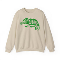 Mesoamerican Chameleon Symbol Unisex Sweatshirt