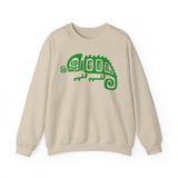 Mesoamerican Chameleon Symbol Unisex Sweatshirt