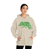 Mesoamerican Chameleon Symbol Unisex Hoodie