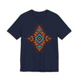 Boho Aztec Geometric Totem Pattern Illustration Unisex T-Shirt