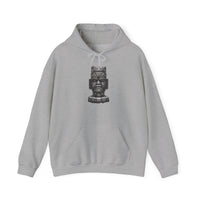 Mesoamerican Monolith Head Unisex Hoodie