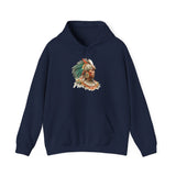 Maya Elder Warrior Watercolor Portrait Unisex Hoodie