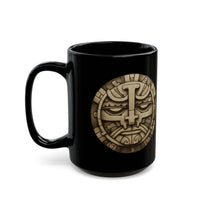 Andean Duality God Tribal Symbol Black Mug