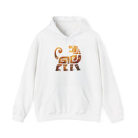 Aztec Jaguar Warrior Glyph Symbol Unisex Hoodie