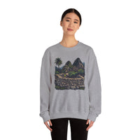 Andean Cliffside Inca Citadel Graphic Unisex Sweatshirt