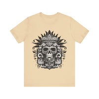 Ah Puch Death God Petroglyph Skull Unisex T-Shirt