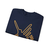 Nazca Lines Style Bird Unisex Sweatshirt