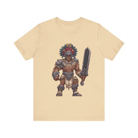 Obsidian Blade Fighter Pixel Art Unisex T-Shirt