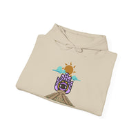 Eye of the Sun Pyramid Illustration Unisex Hoodie