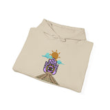 Eye of the Sun Pyramid Illustration Unisex Hoodie