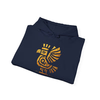 Golden Condor Tribal Petroglyph Style Unisex Hoodie