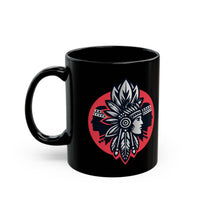 Tribal Legacy Circle Emblem Illustration Black Mug
