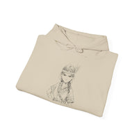 Brave Inca Girl Ink Warrior Portrait Unisex Hoodie